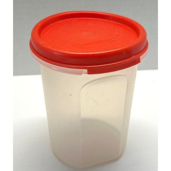 Tupperware Modular Mates 1606-05 with Lid 1607-4 Vintage 15 oz Storage Container - Picture 2 of 9